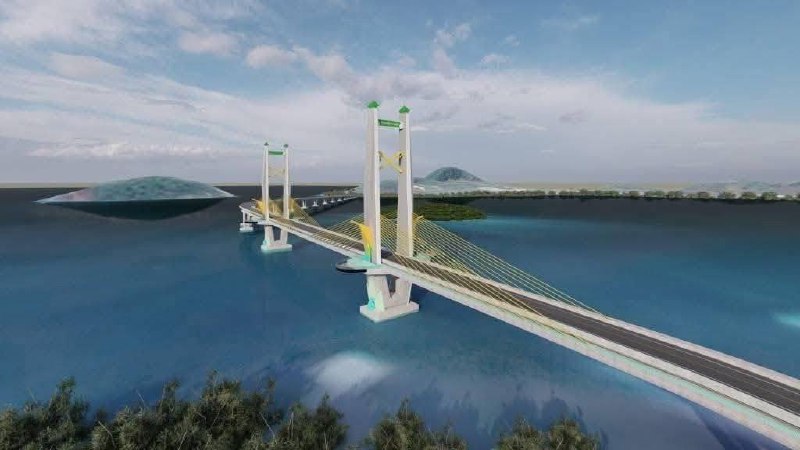 Строительство нового моста в Таиланде