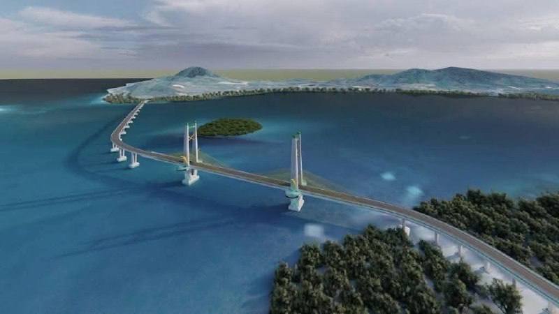 Строительство нового моста в Таиланде