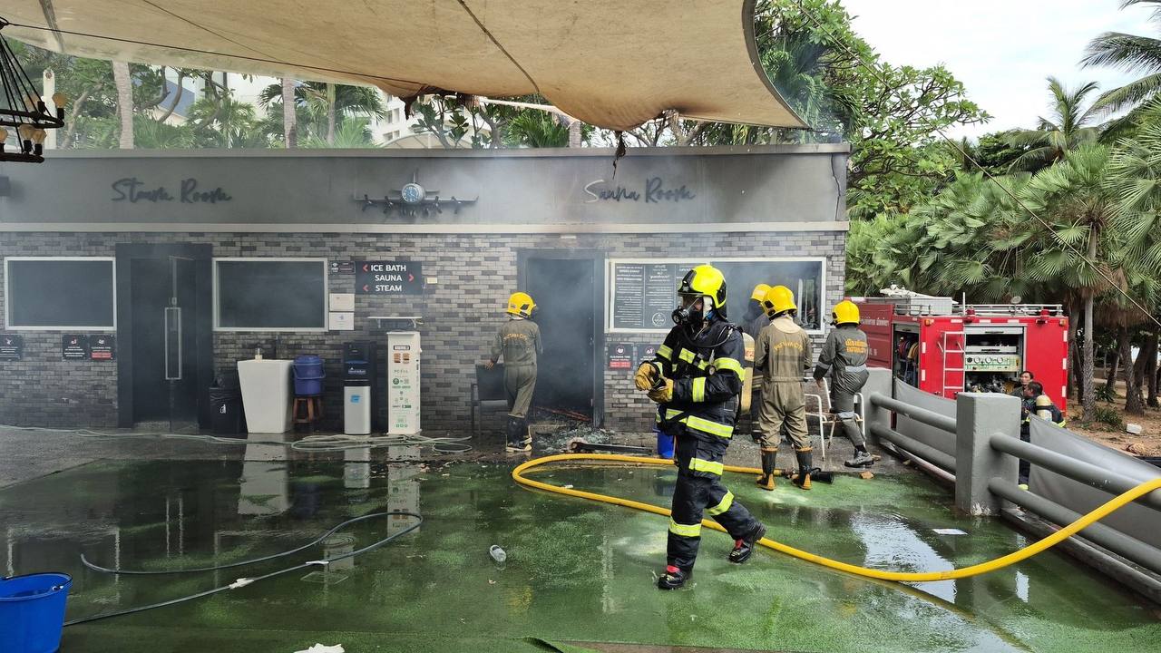 Пожар в сауне в Паттайе