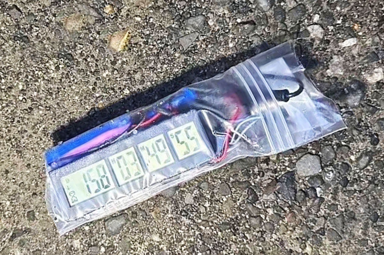 Перехват автомобиля с предполагаемой бомбой