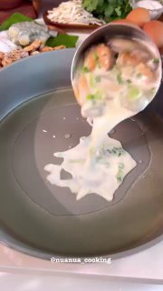 Рецепт азиатской морепродуктовой лепёшки