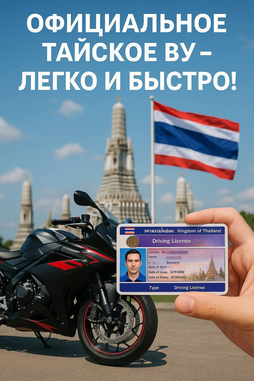 Получение водительских прав в Таиланде