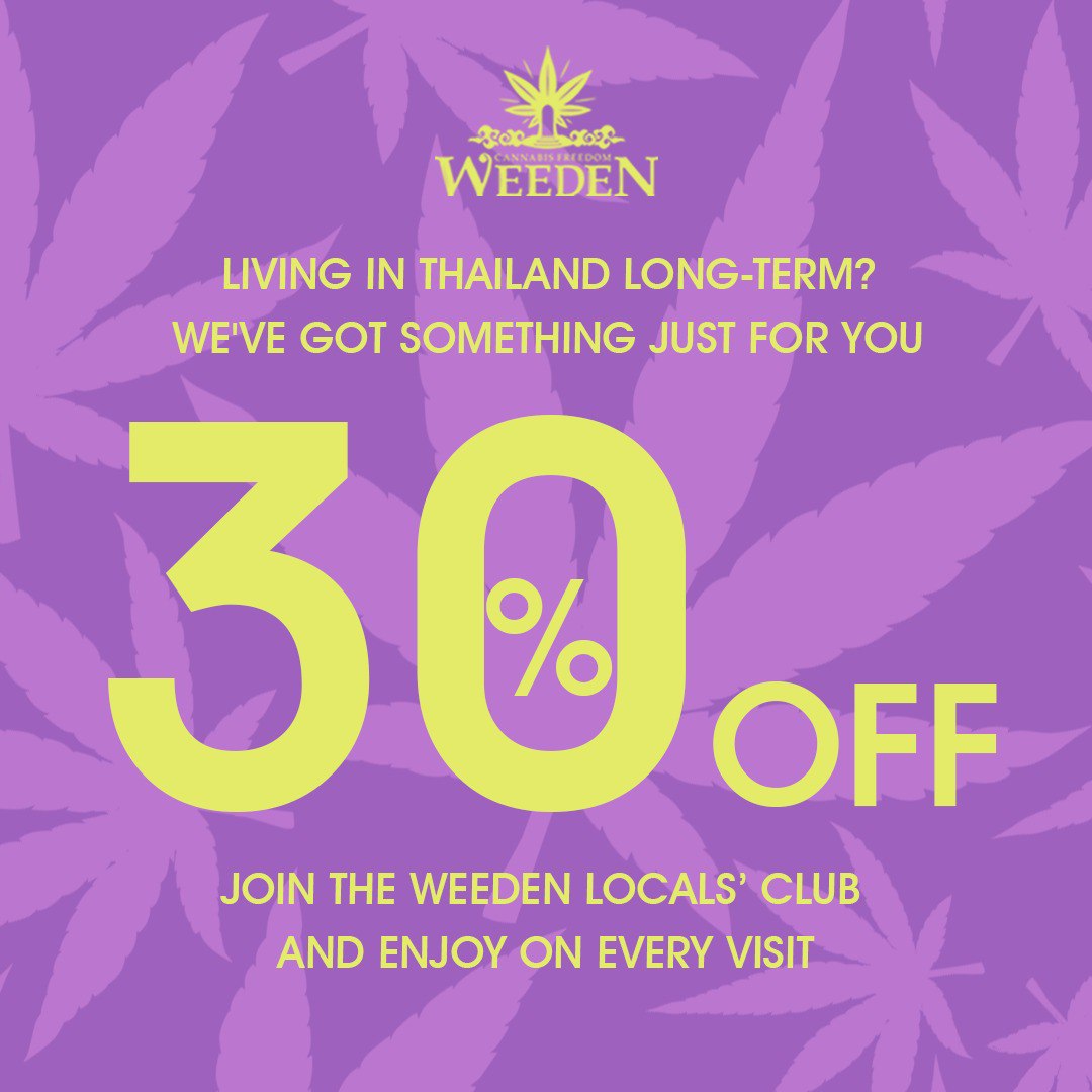 Скидка 30% для постоянных жителей Таиланда