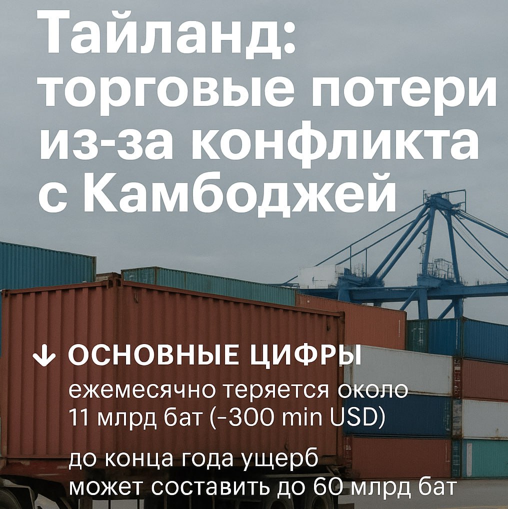 Экономический ущерб Таиланда от конфликта