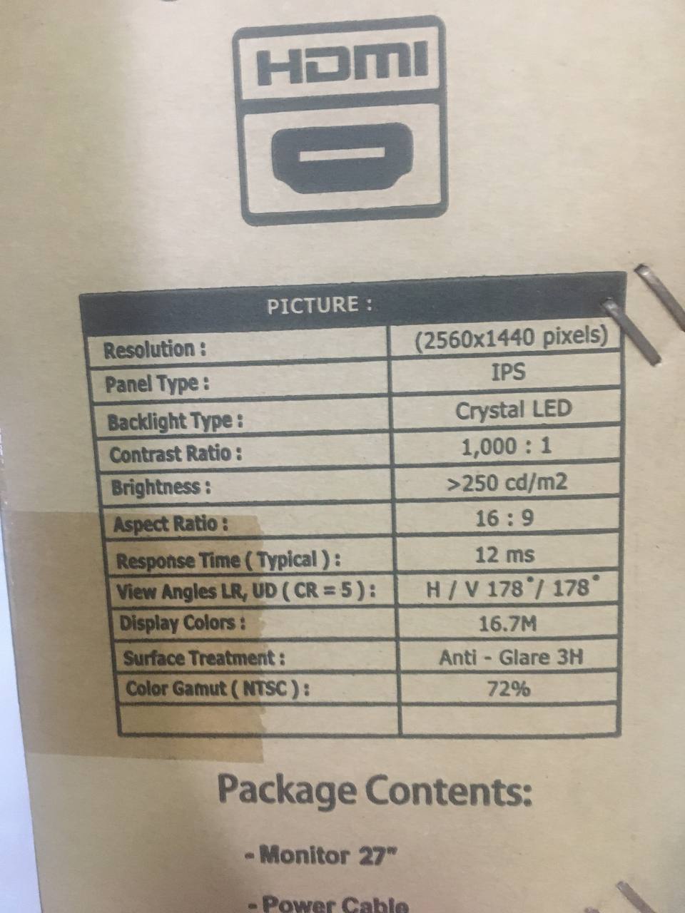 Продажа монитора 27 дюймов