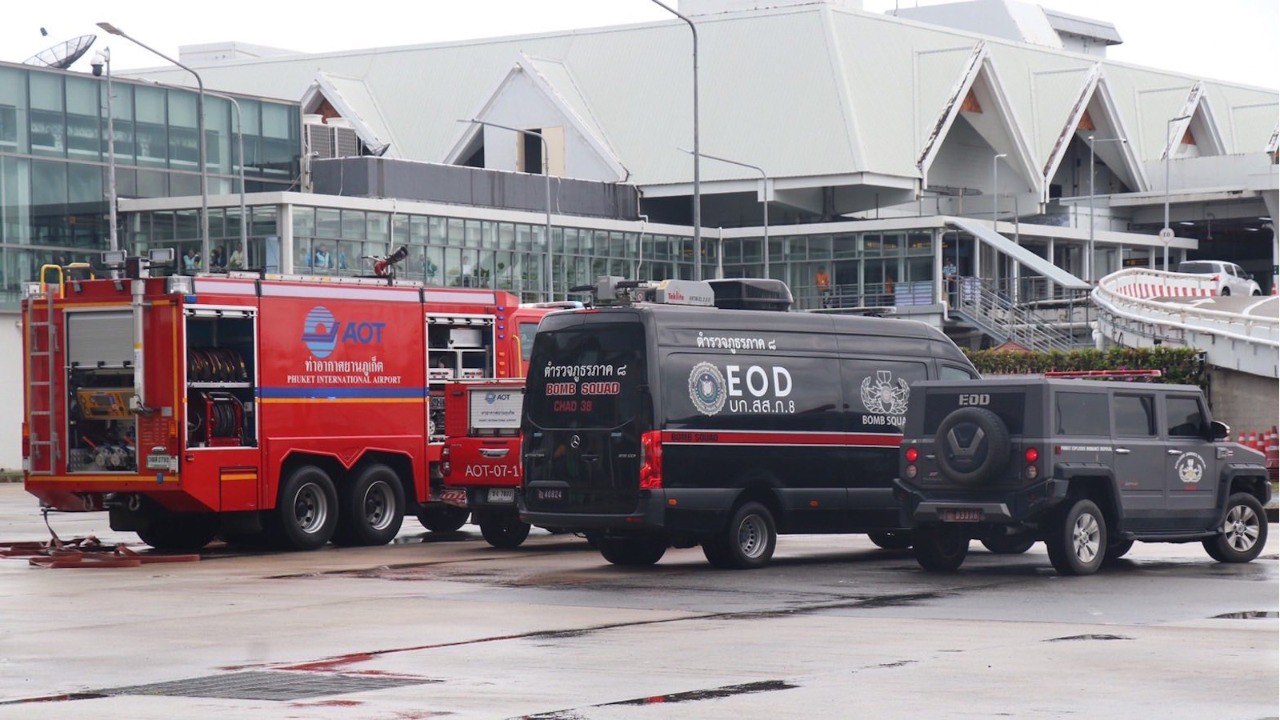Антитеррористические учения в аэропорту Пхукета