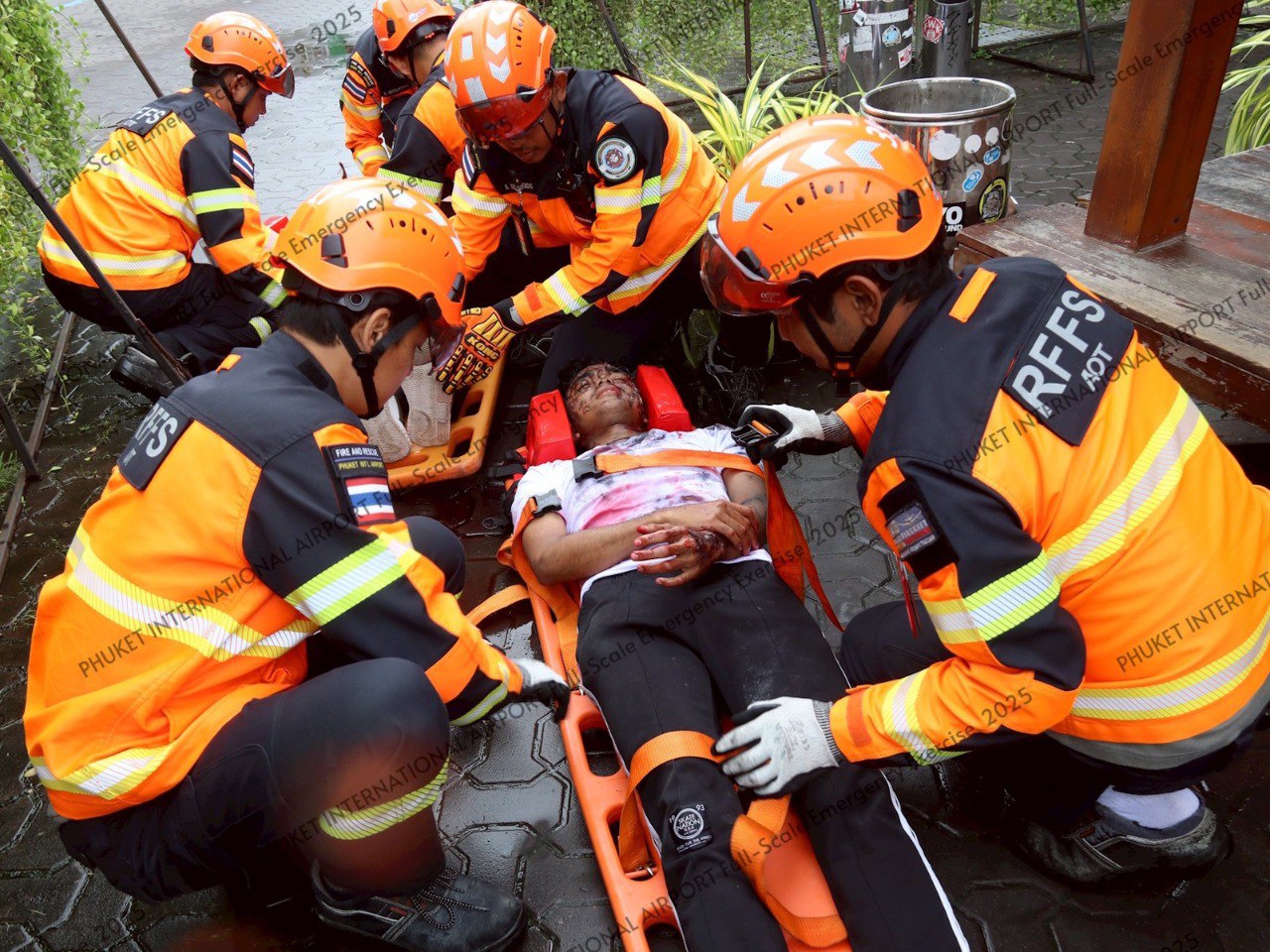 Антитеррористические учения в аэропорту Пхукета