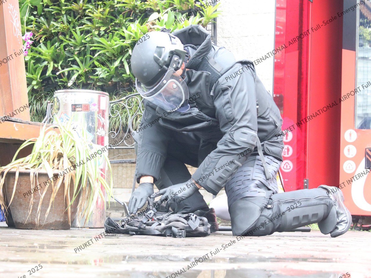 Антитеррористические учения в аэропорту Пхукета