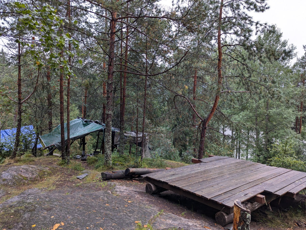 Приключения на озере с необычными стоянками