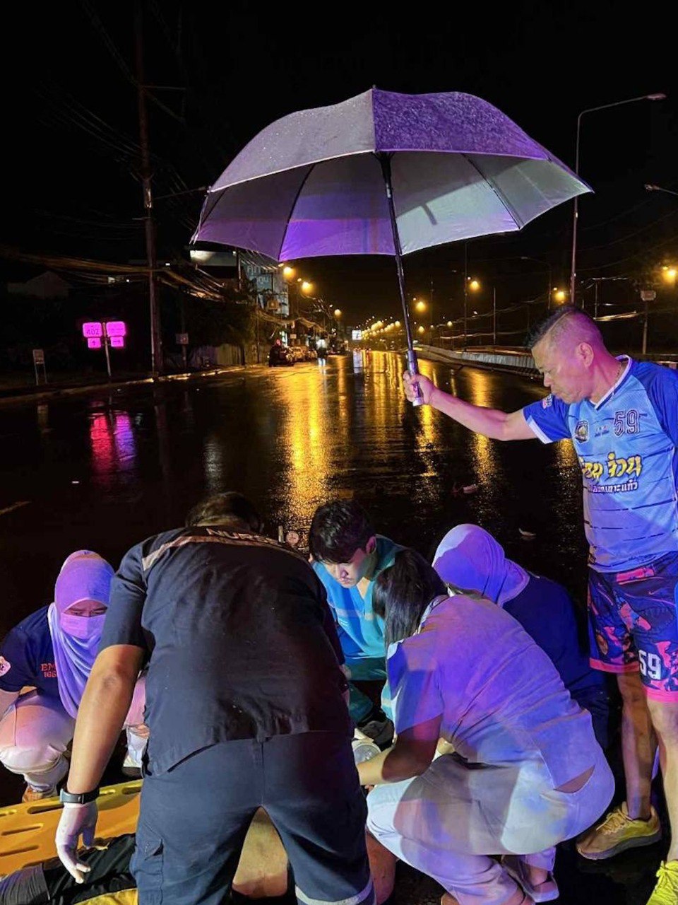 Смертельная авария мотоциклистки в Пхукете