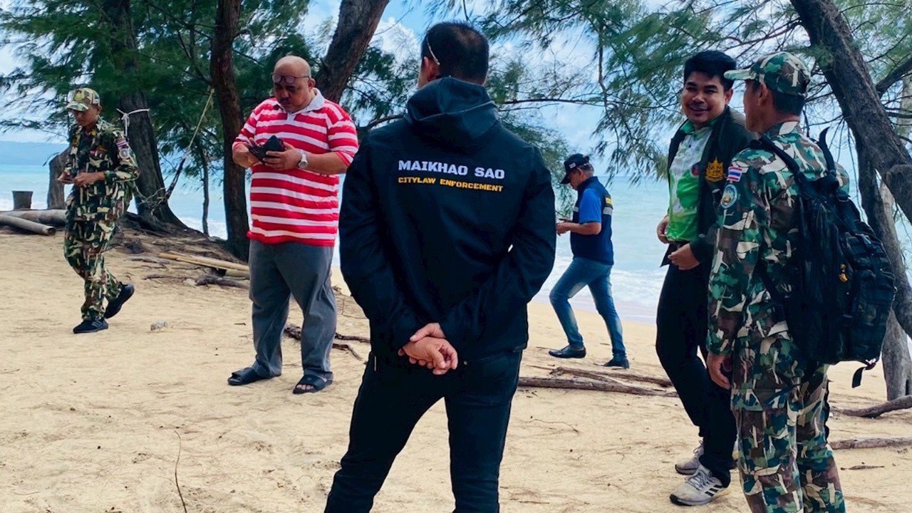 Выселение бизнеса с пляжа Май-Кхао