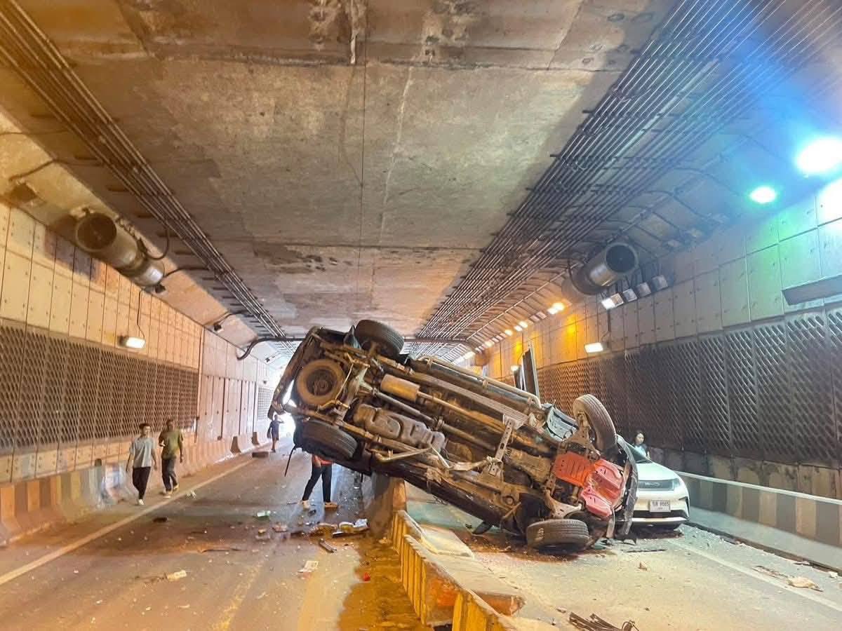 Авария в тоннеле на Пхукете