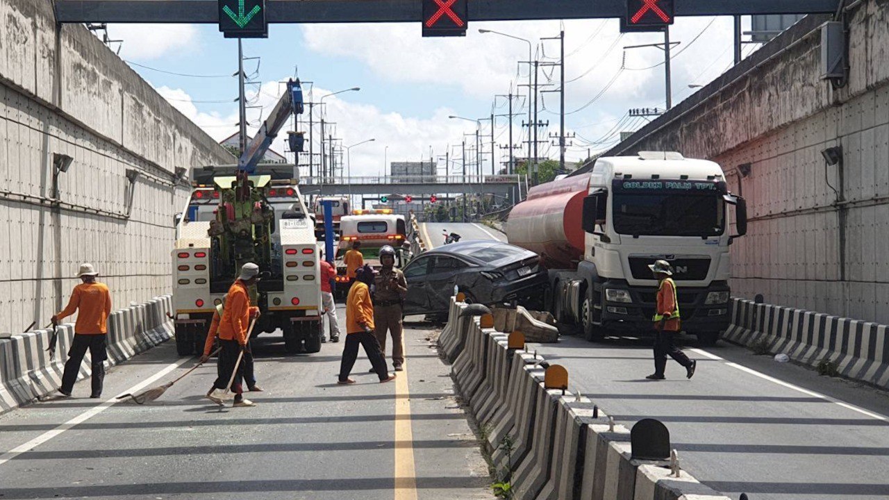 Авария в тоннеле Пхукета