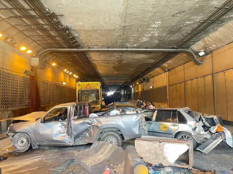 Массовая авария в туннеле на Пхукете