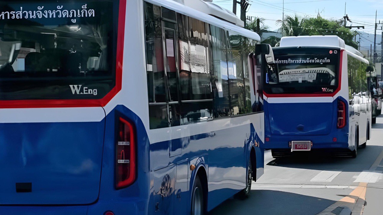 Запуск автобусного маршрута в Пхукете