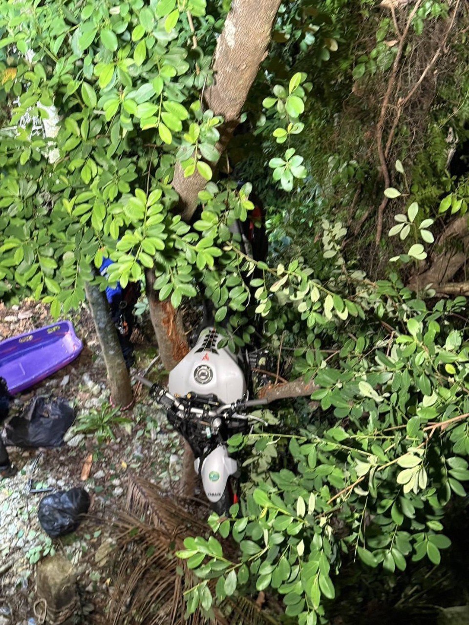 Авария россиянина на байке в Патонге