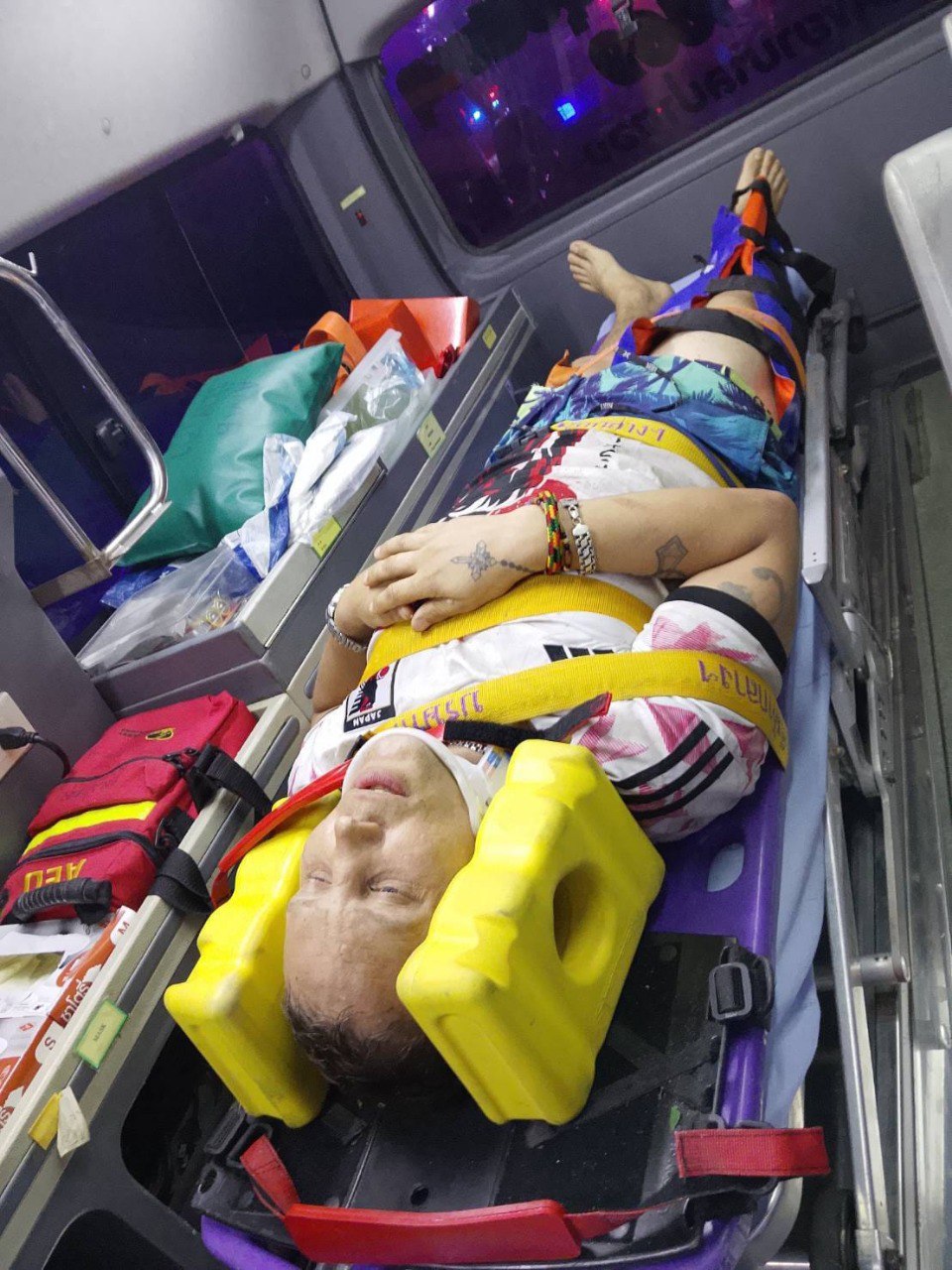 Авария россиянина на байке в Патонге