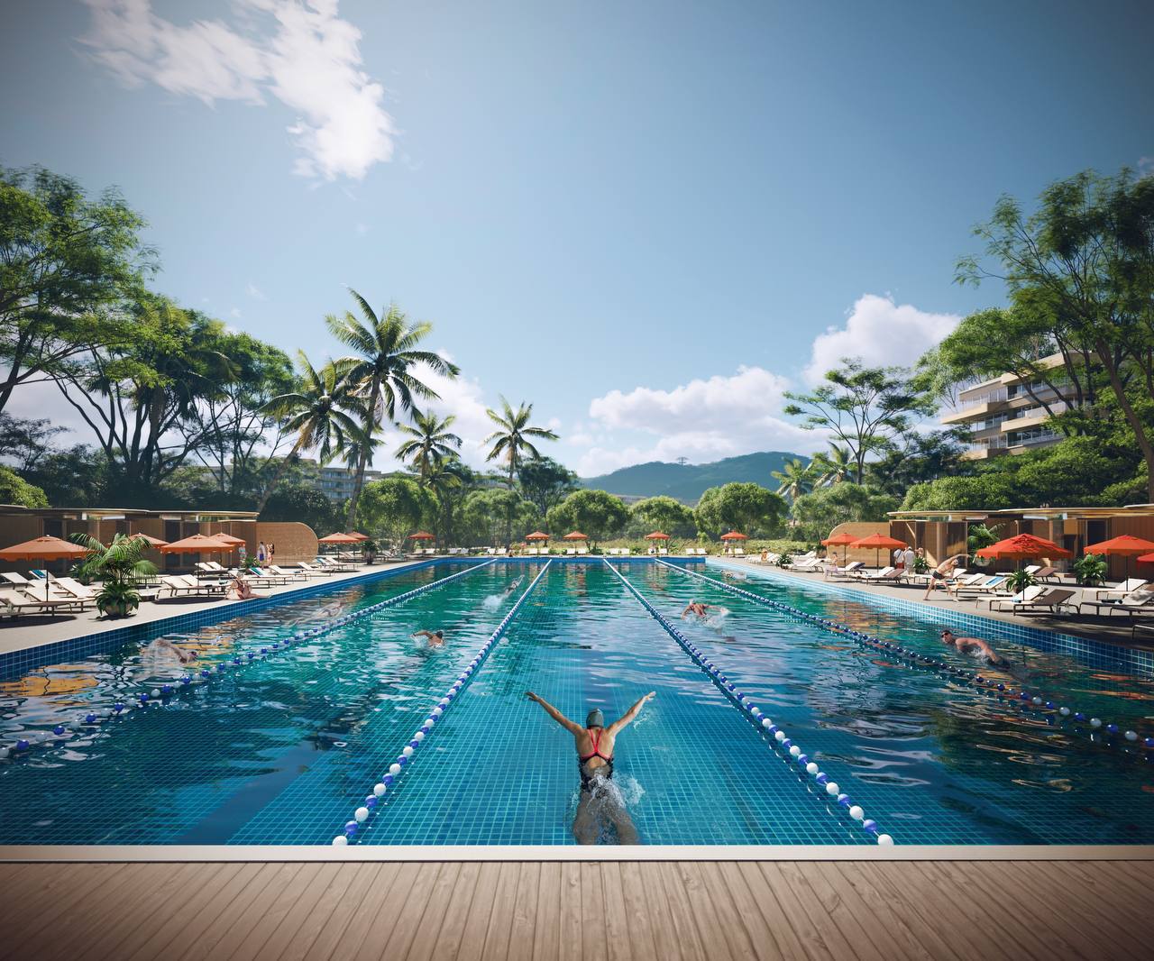 Элитные апартаменты в лагуне