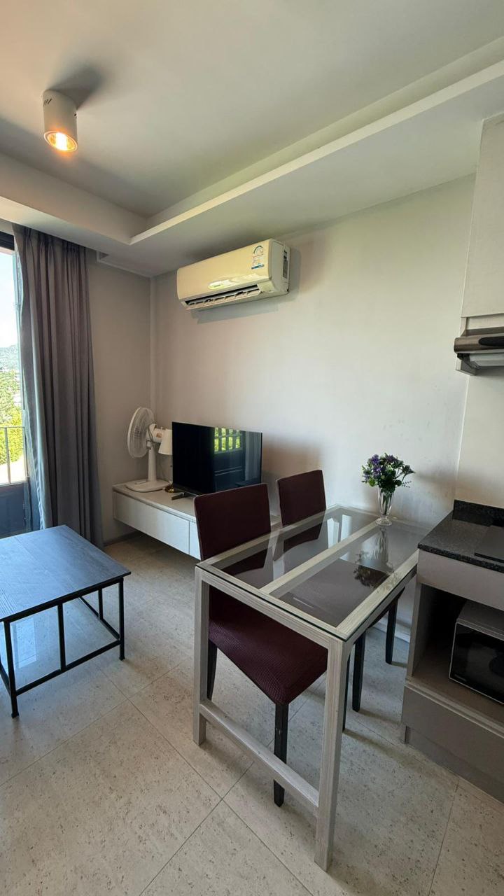 Современная студия с перегородкой