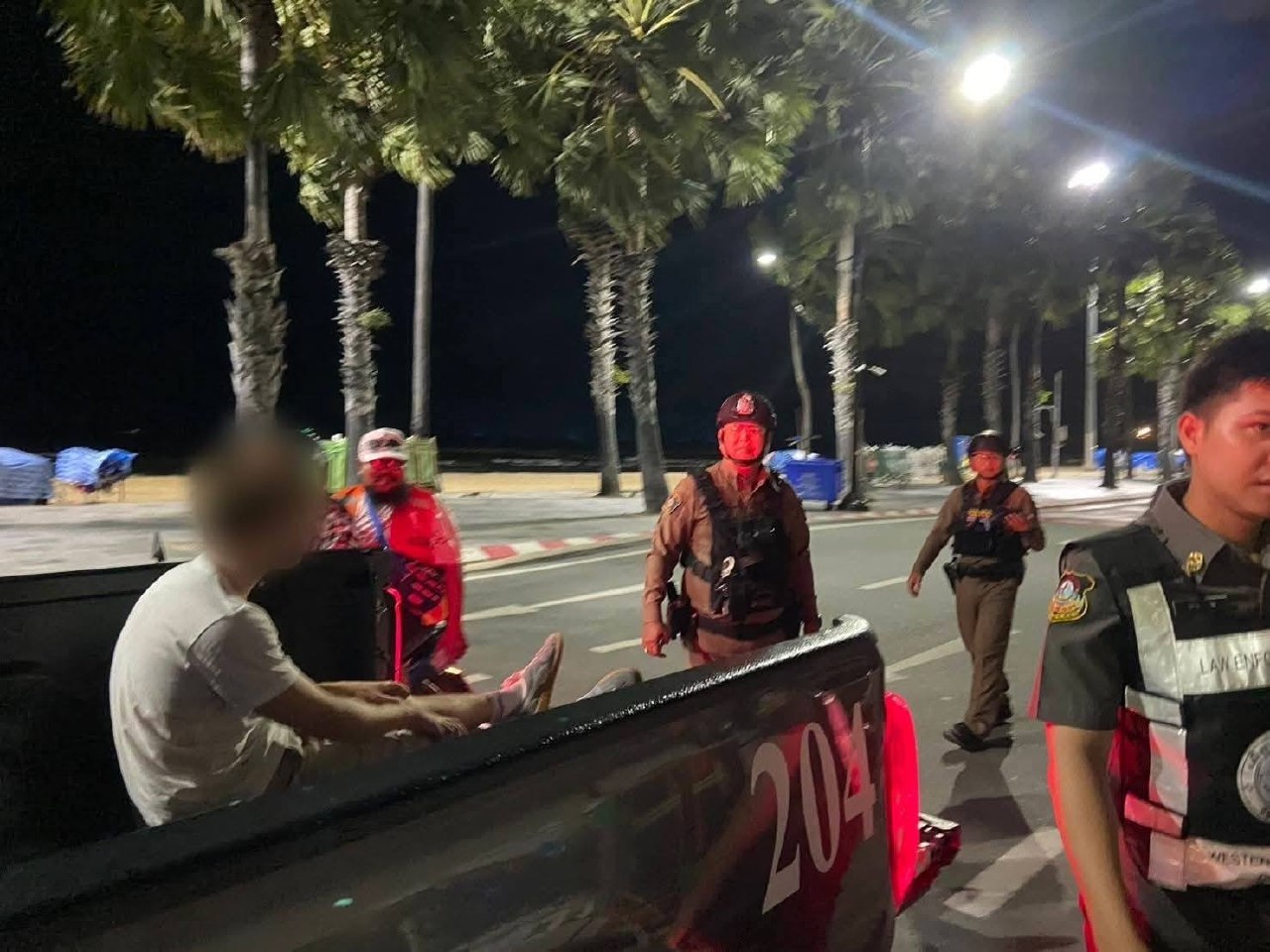 Инцидент с пьяным туристом в Паттайе