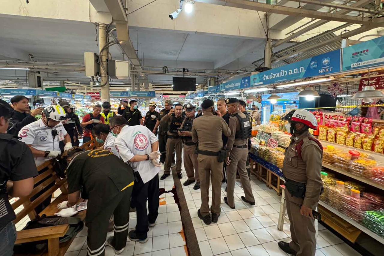 Стрельба на рынке в Бангкоке