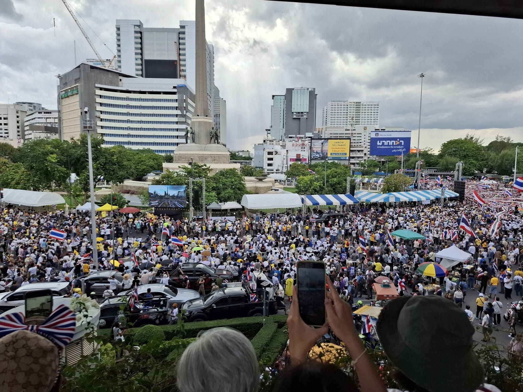 Антиправительственный митинг в Бангкоке