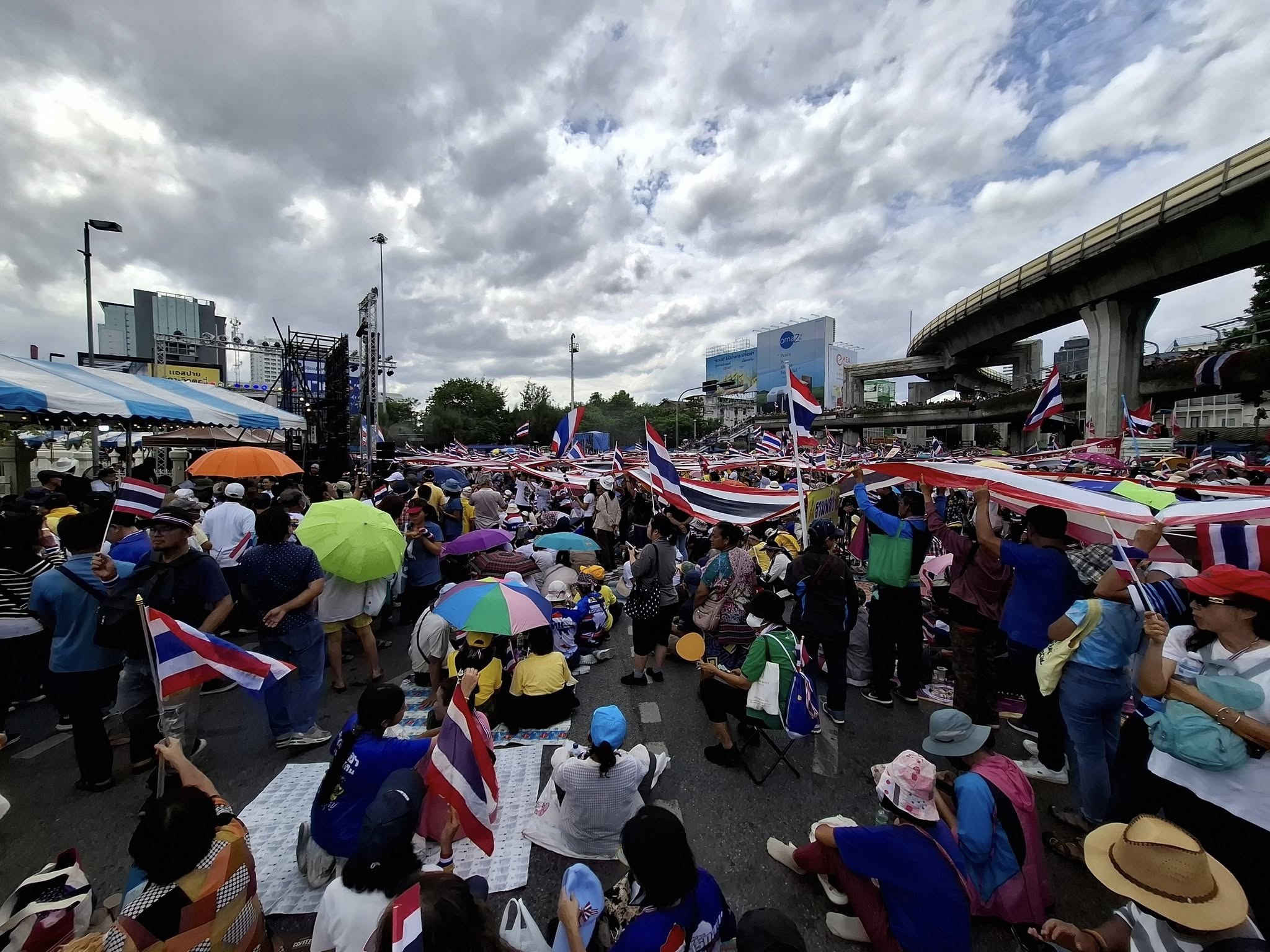 Антиправительственный митинг в Бангкоке