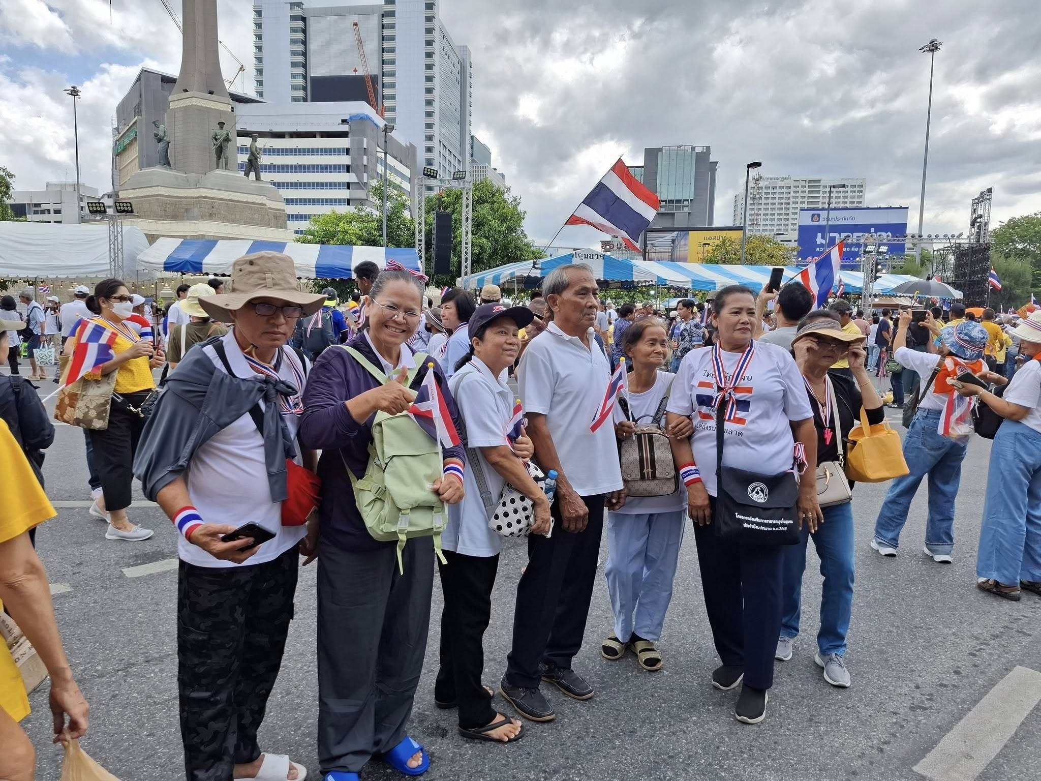 Антиправительственный митинг в Бангкоке