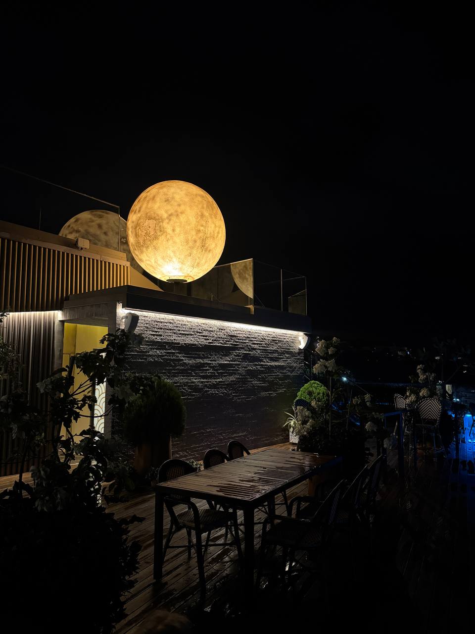 Романтический бар на крыше отеля