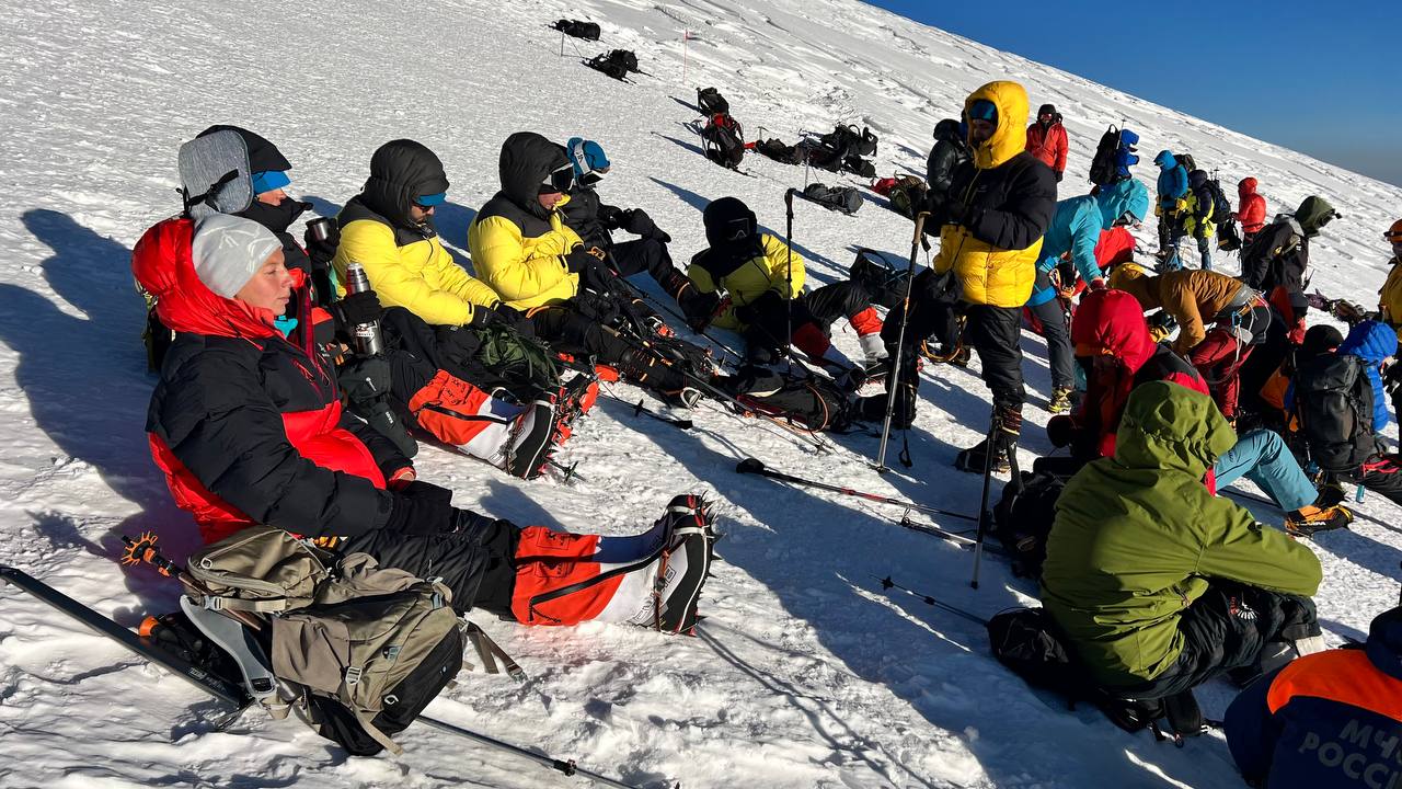 Восхождение на Эльбрус, август 2025