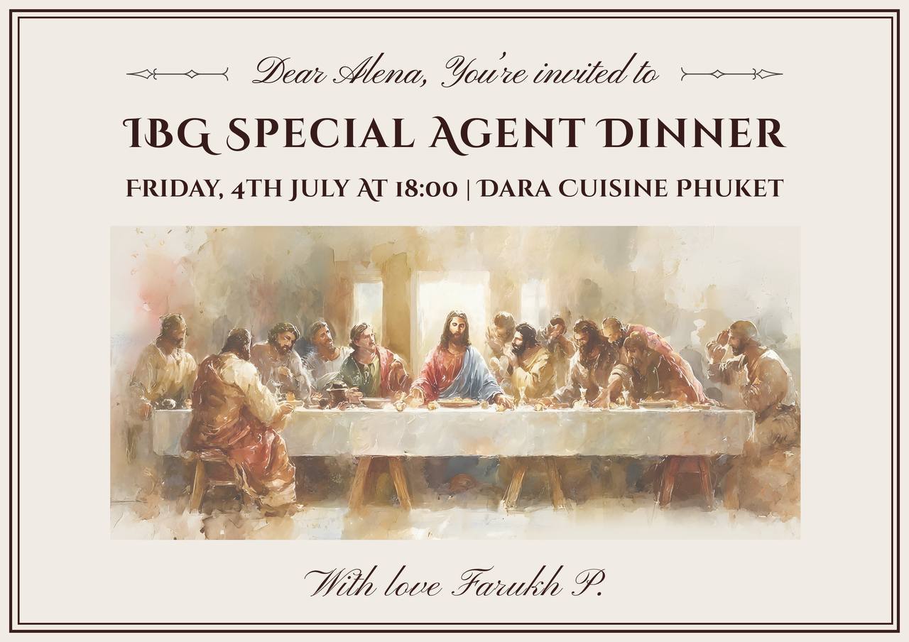 Ужин с топ-агентами недвижимости