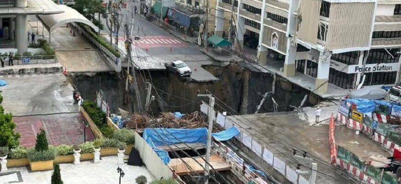 Устранение провала грунта в Бангкоке