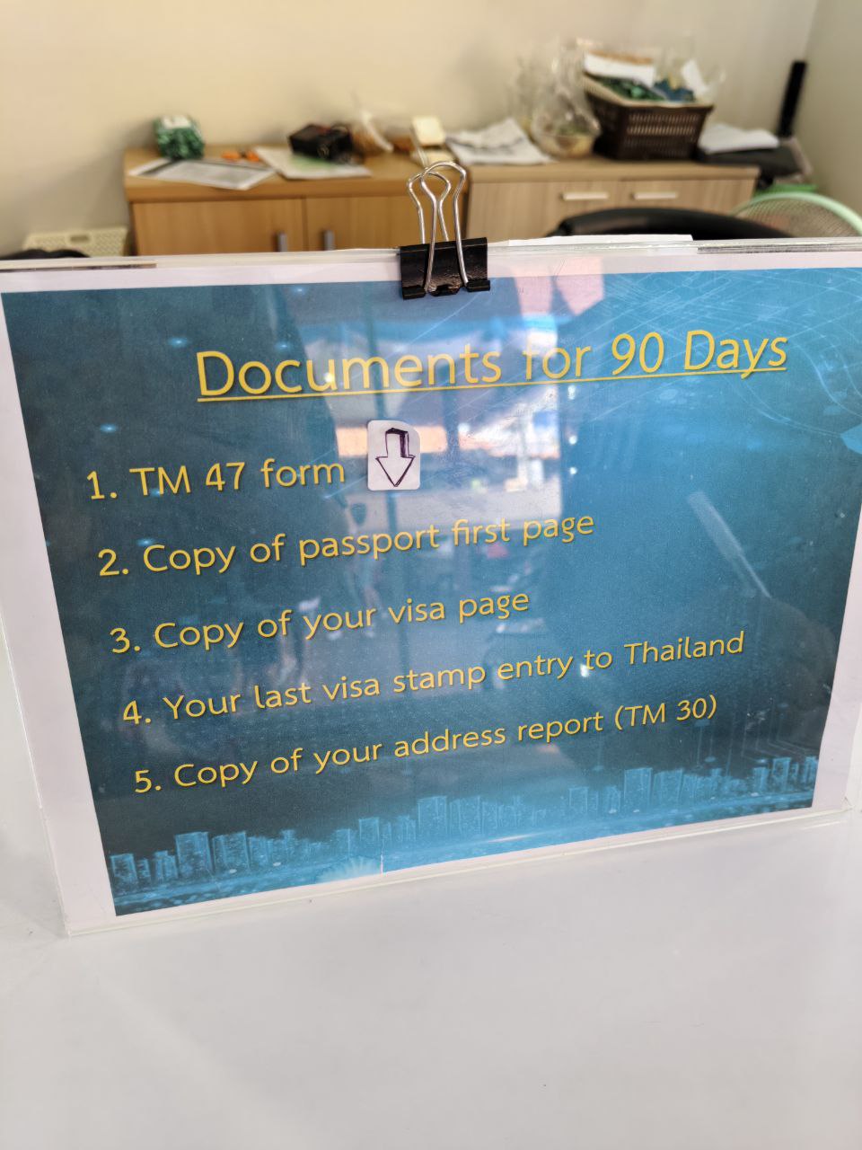 Посещение иммиграционной службы в Паттайе