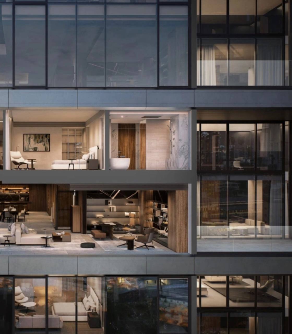 Строительство уникального небоскреба в Бангкоке