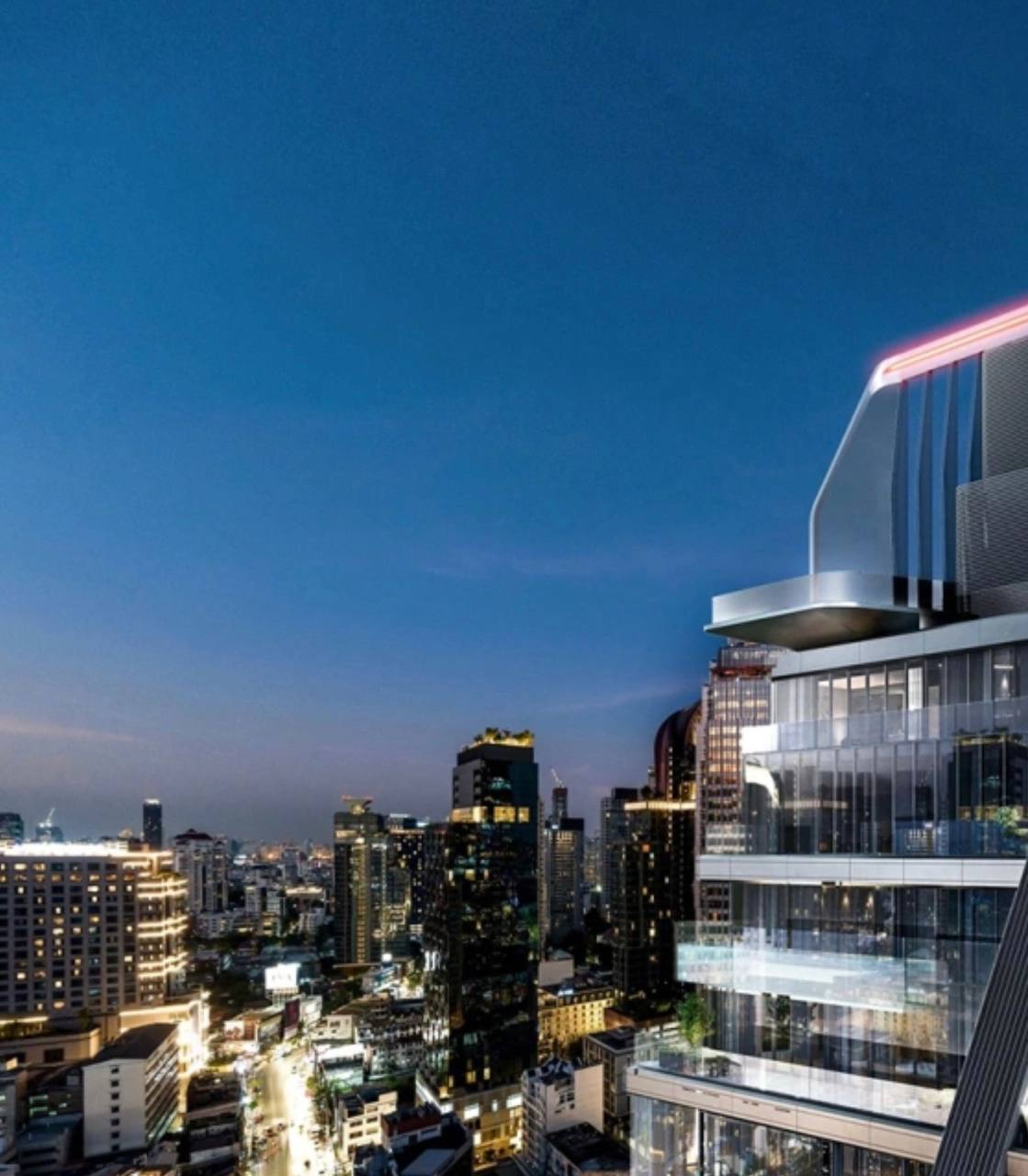 Строительство уникального небоскреба в Бангкоке