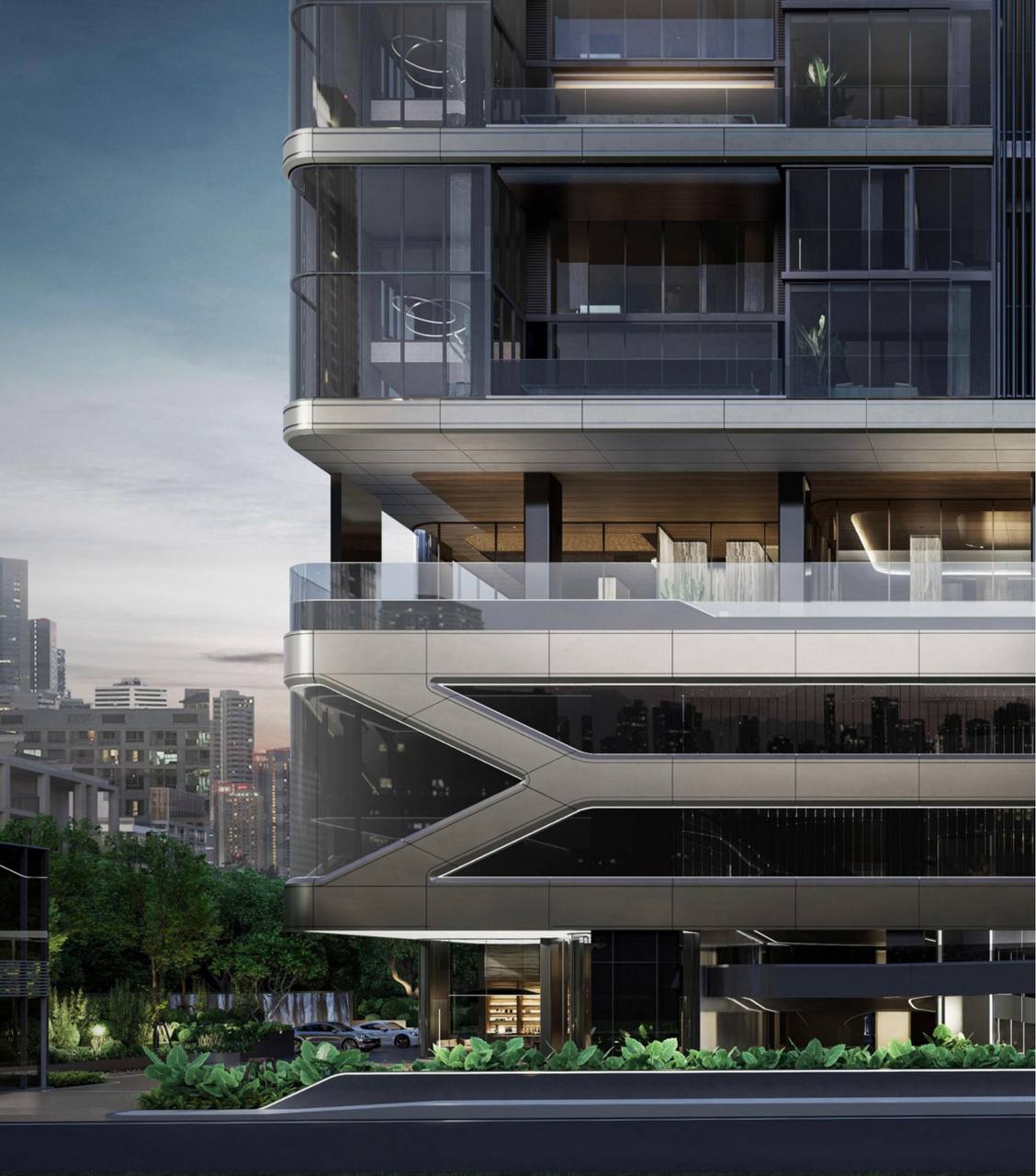 Строительство уникального небоскреба в Бангкоке