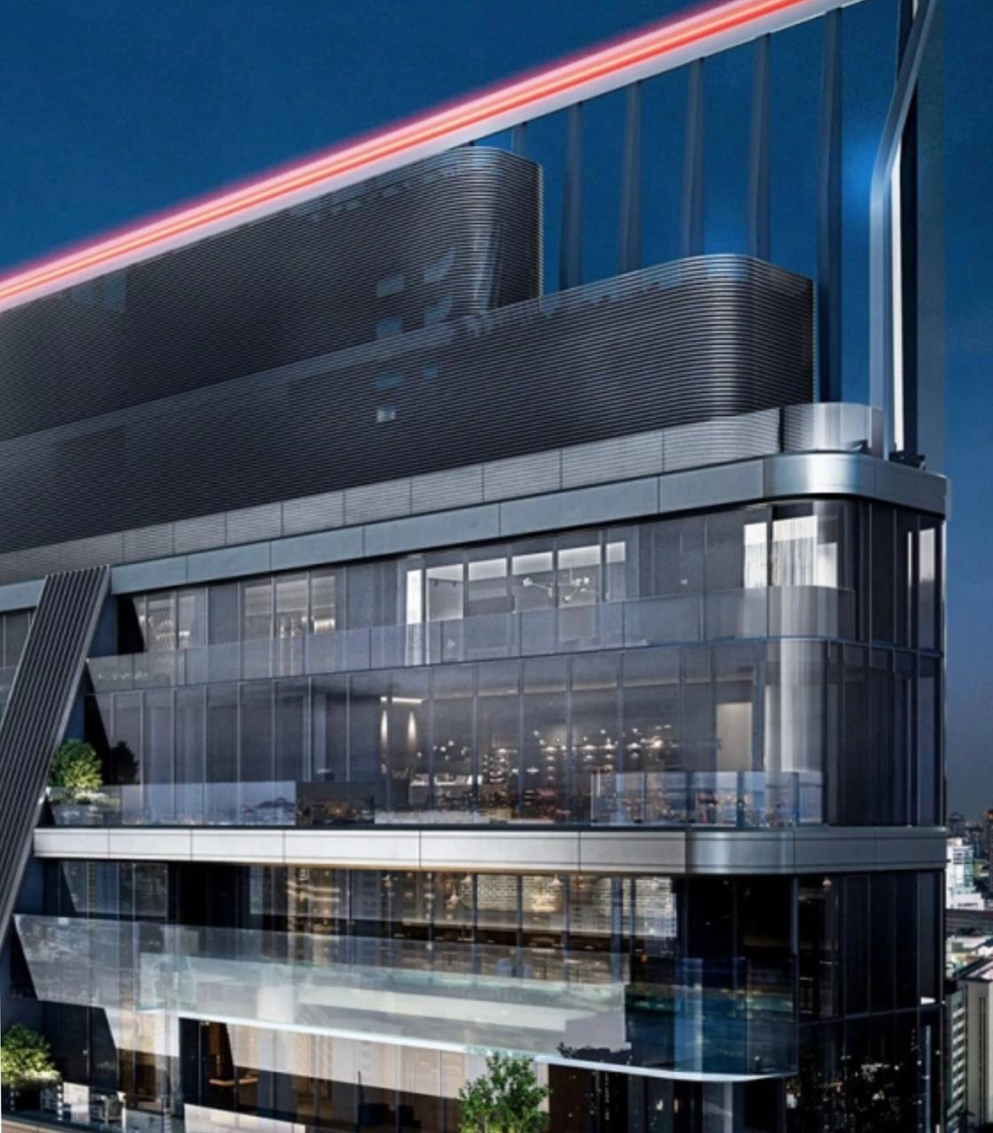 Строительство уникального небоскреба в Бангкоке