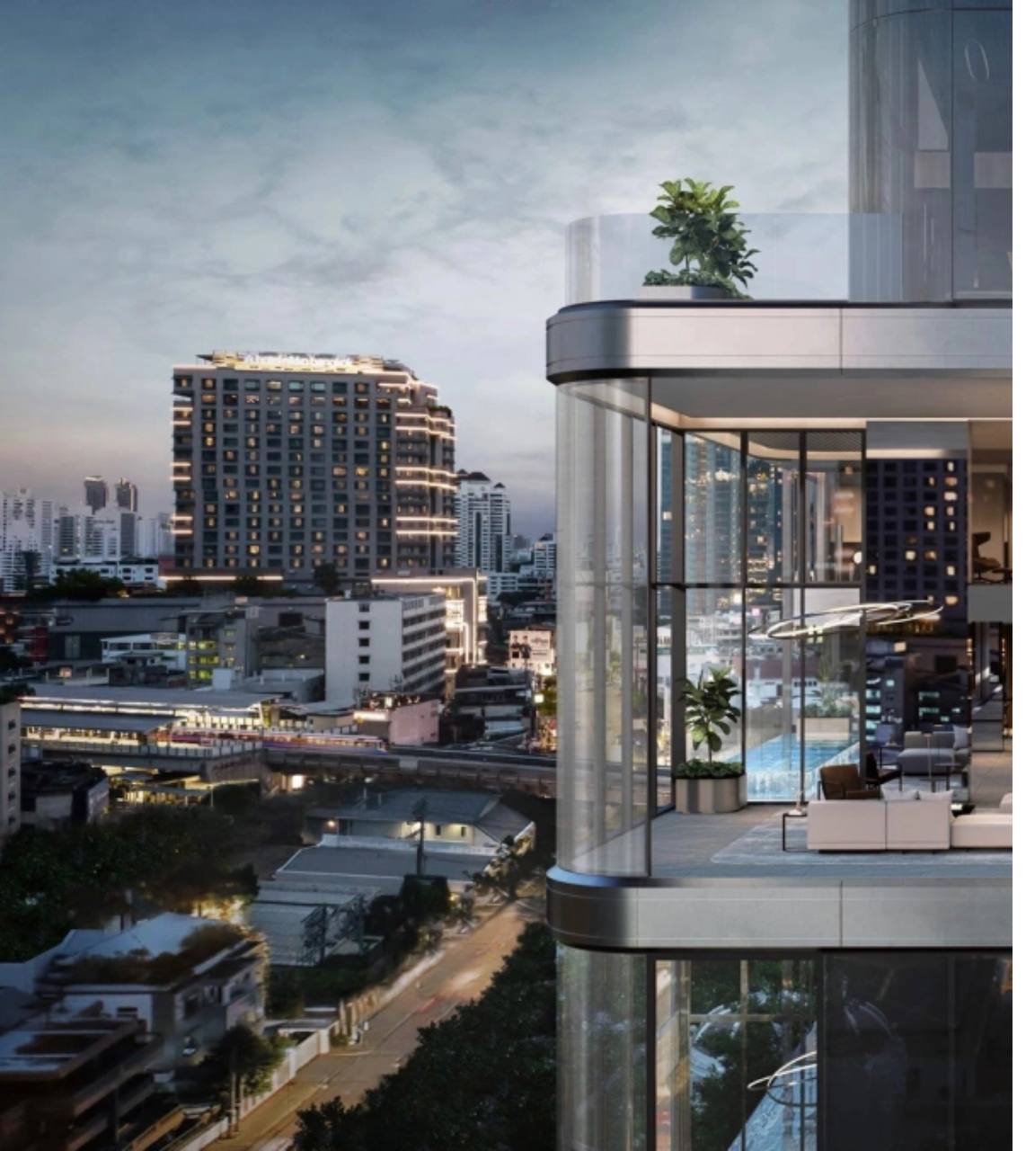 Строительство уникального небоскреба в Бангкоке