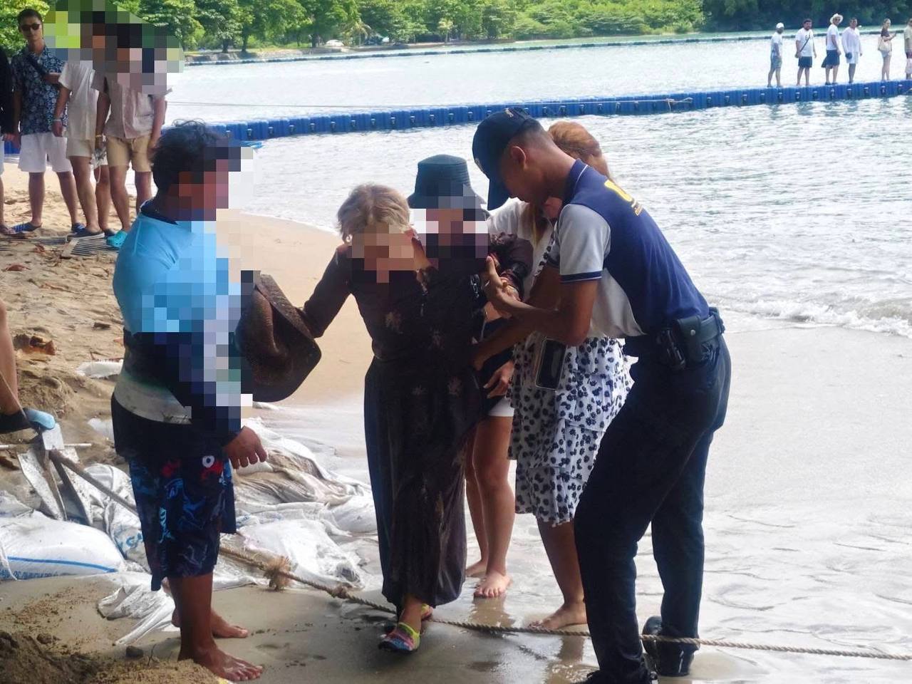 Туристка спасена от винта лодки на Пхукете