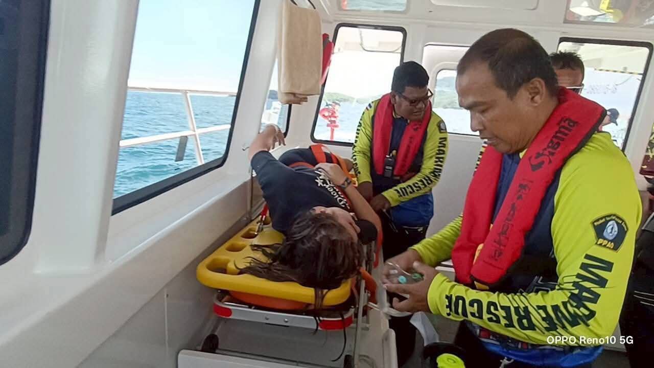 Спасение туристки в Пхукете