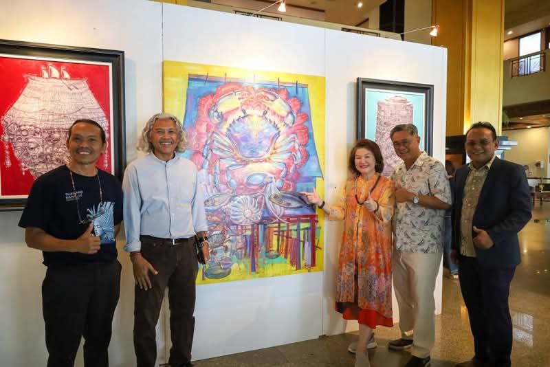 Открытие художественной выставки в Пхукете