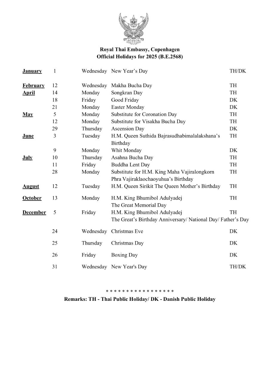 Трехдневные выходные в Таиланде