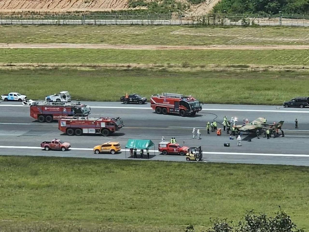 Инцидент на взлетно-посадочной полосе в Пхукете