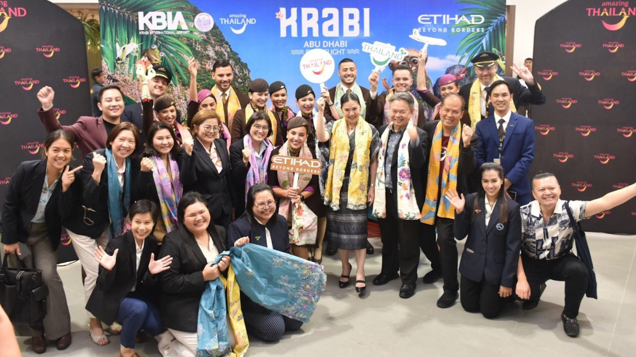 Первый прямой рейс из Абу-Даби в Краби