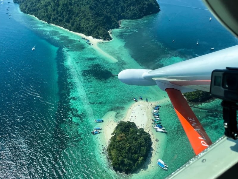 Тестирование гидросамолетов у берегов Пхукета