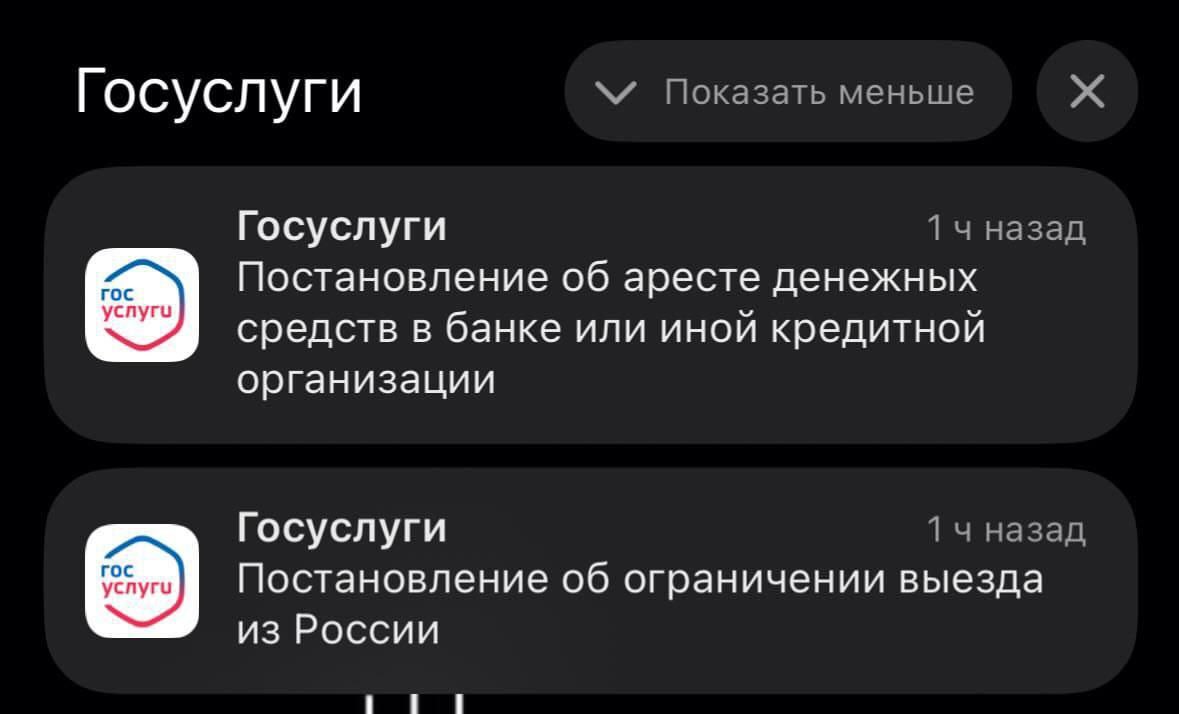 Ограничения на выезд из России