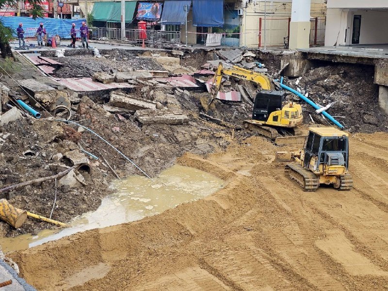 Ликвидация просадки грунта в Бангкоке