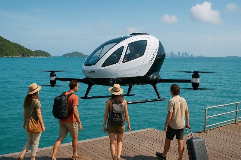 Пассажирские дроны в Таиланде к 2026 году