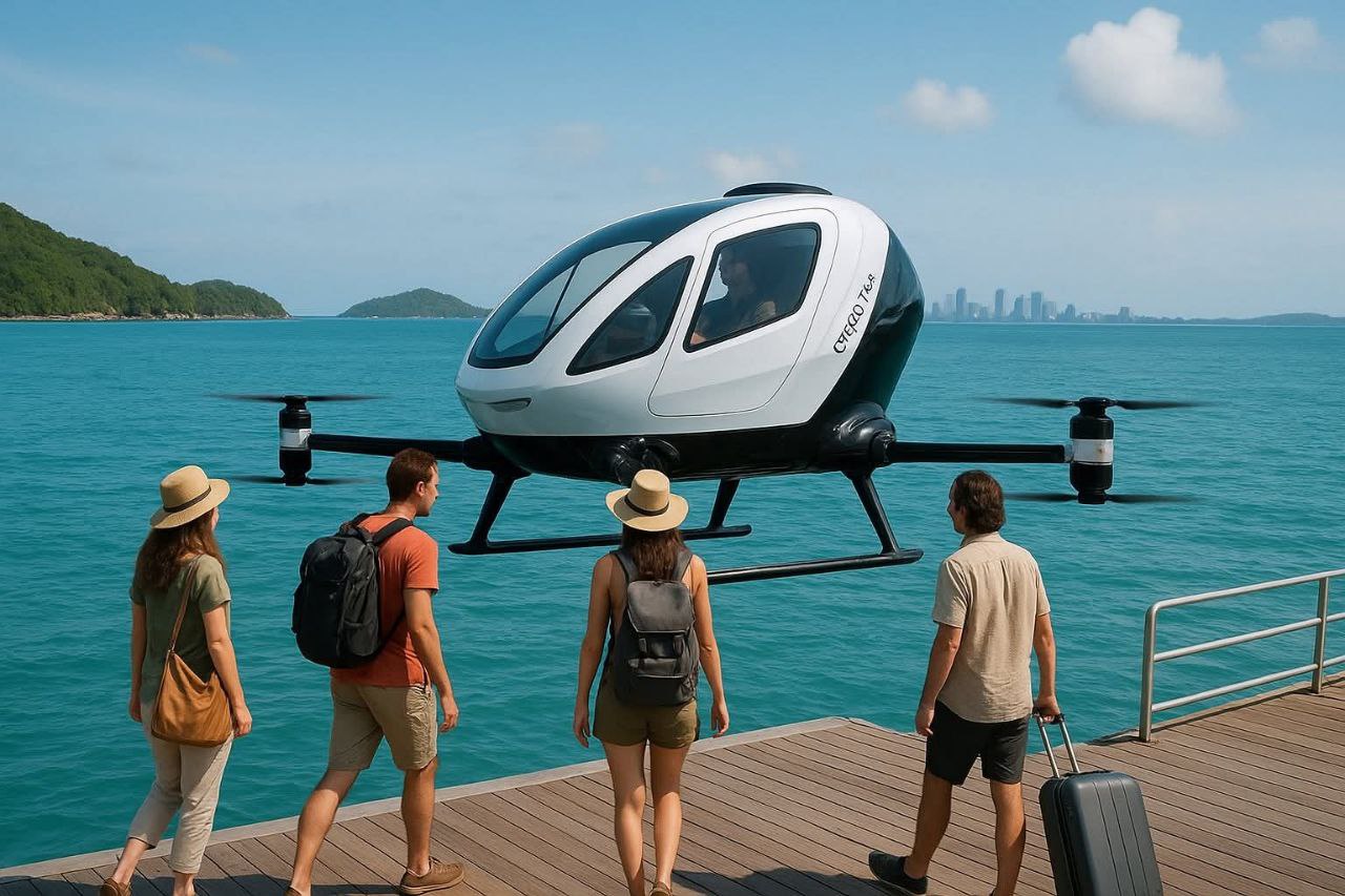 Пассажирские дроны в Таиланде с 2026 года