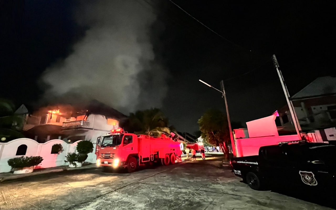 Пожар в доме экспата в Таиланде